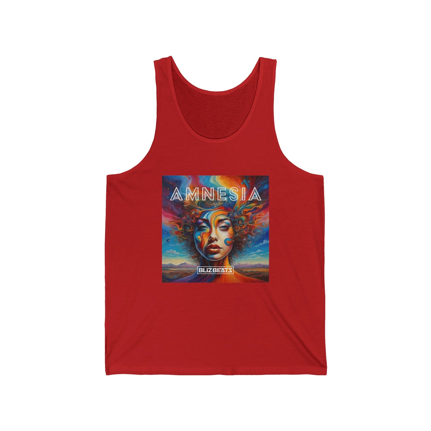 Amnesia Design 4 Unisex Jersey Tank