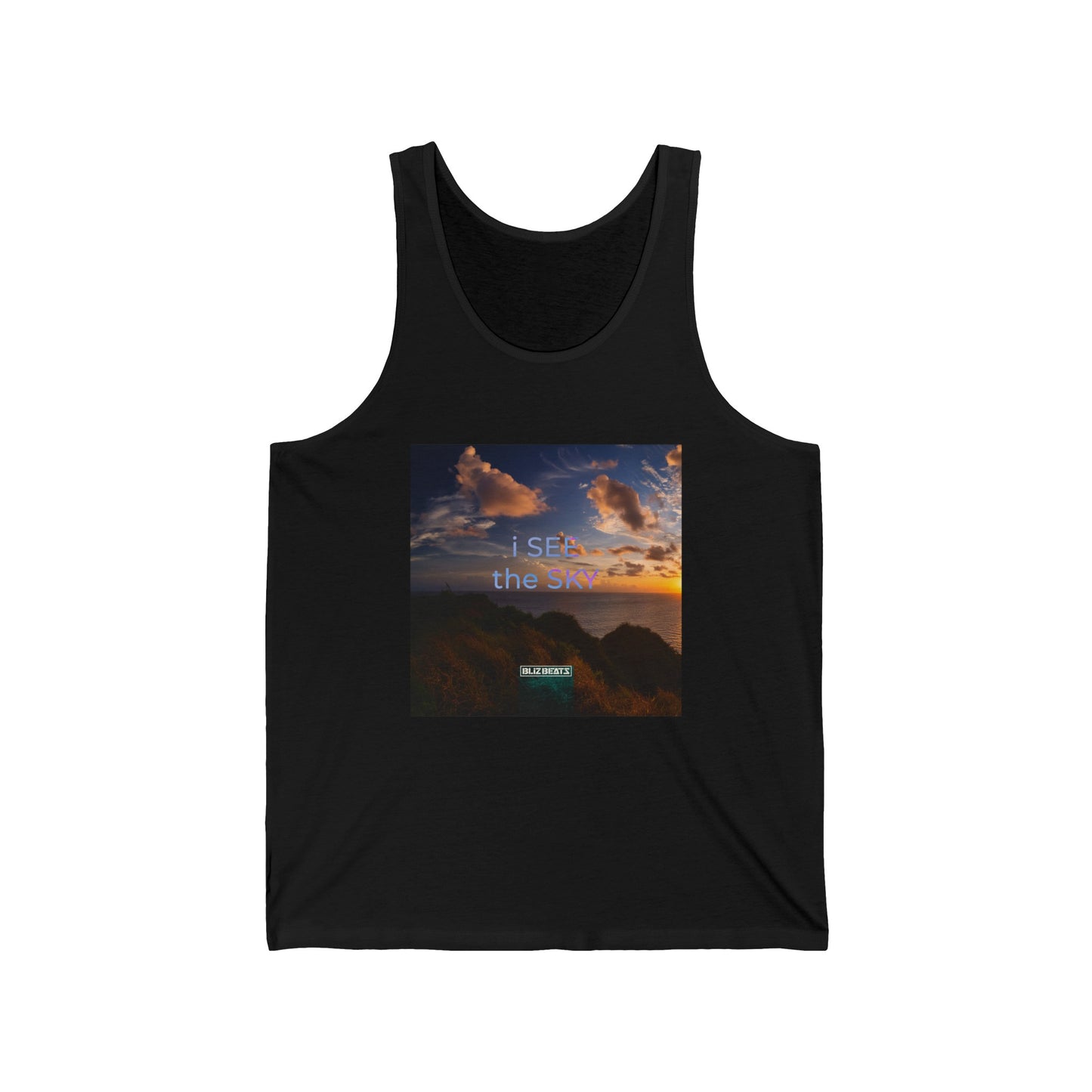 I See The Sky Unisex Jersey Tank