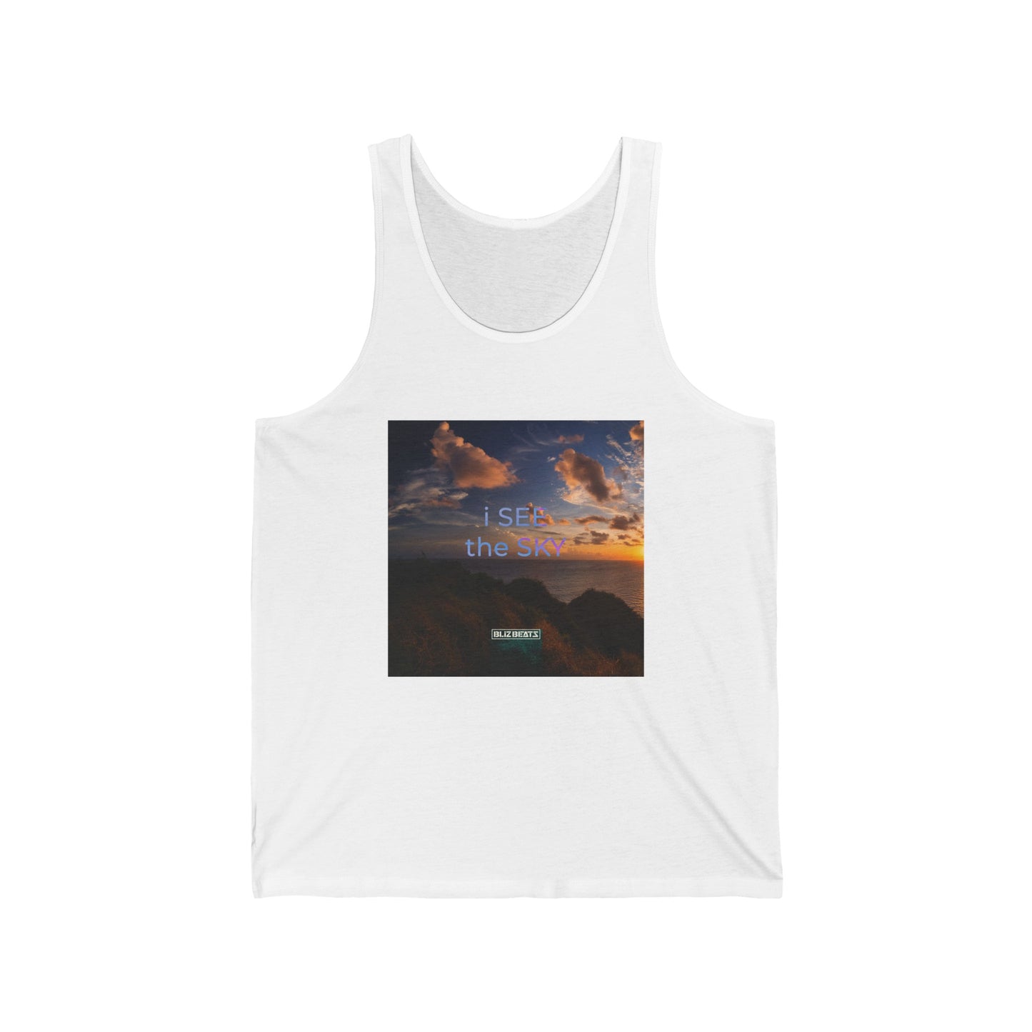 I See The Sky Unisex Jersey Tank