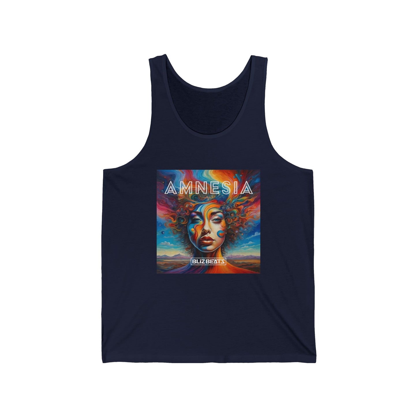 Amnesia Design 4 Unisex Jersey Tank