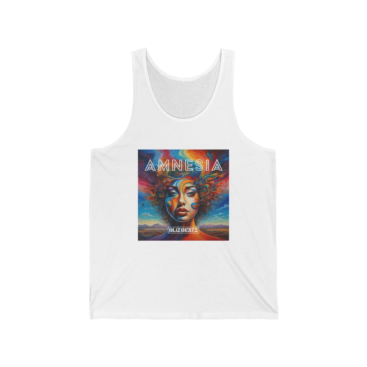 Amnesia Design 4 Unisex Jersey Tank